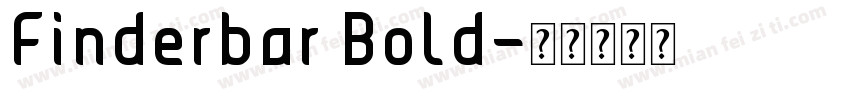 Finderbar Bold字体转换